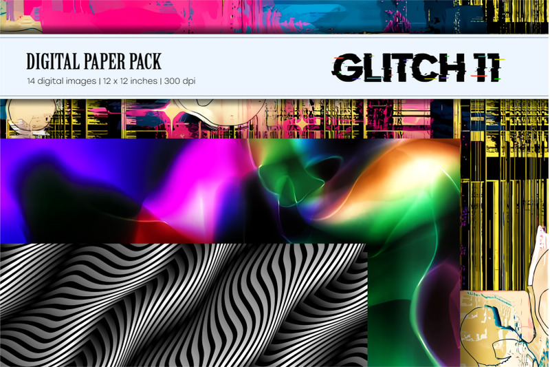 glitch-psychedelic-11-digital-paper-set