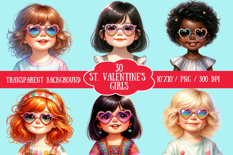 watercolor-valentine-039-s-girls