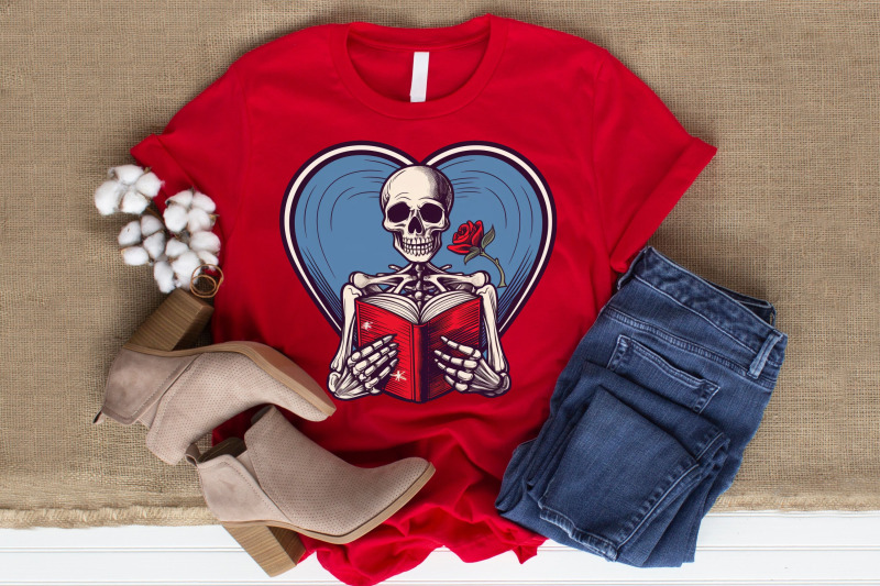 valentine-039-s-day-skeleton-clipart-illustration