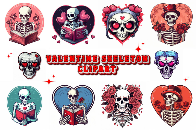 valentine-039-s-day-skeleton-clipart-illustration