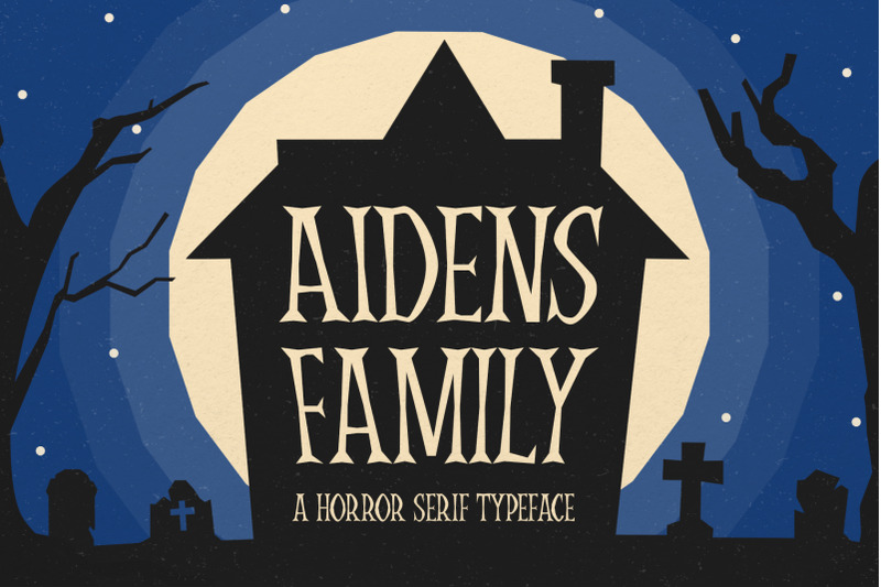 aidens-family-font-horror-font-serif-typeface-dripping-stlye