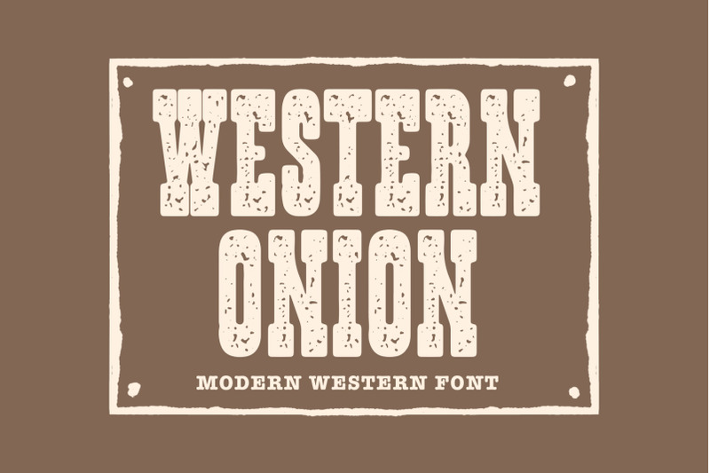 western-onion-font-serif-typeface-cowboy-rough-texture-country