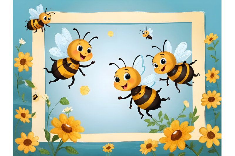 happy-bees-frame