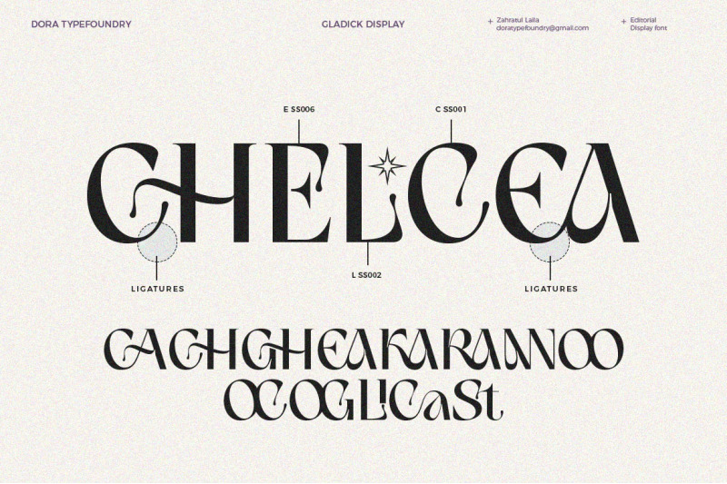 gladick-modern-typeface