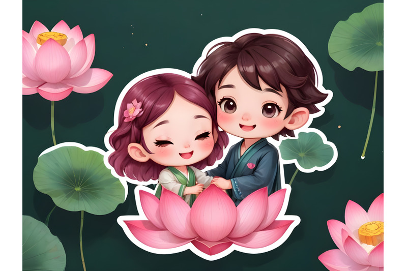 pink-lotus-flower-couple-making-love