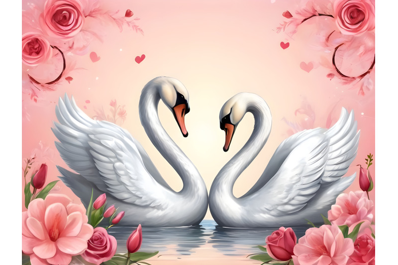 couple-swan-making-love