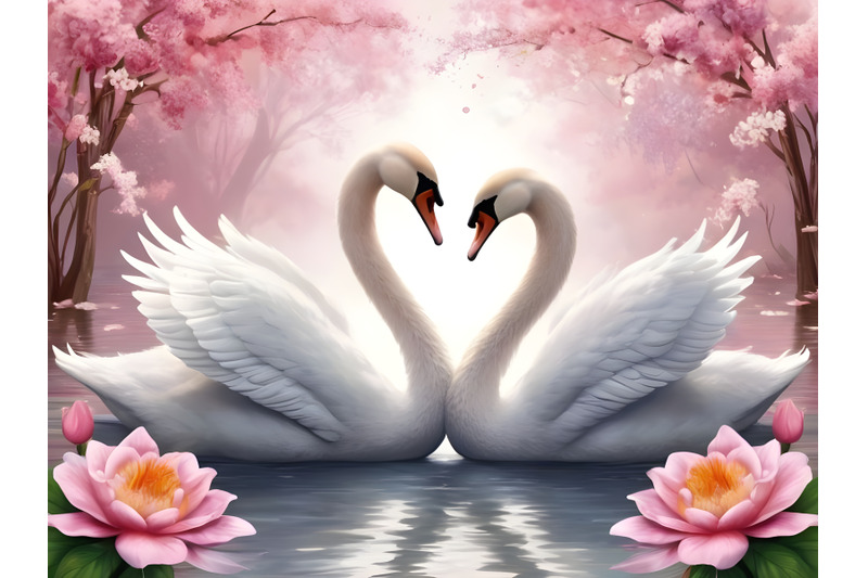 couple-swan-making-love