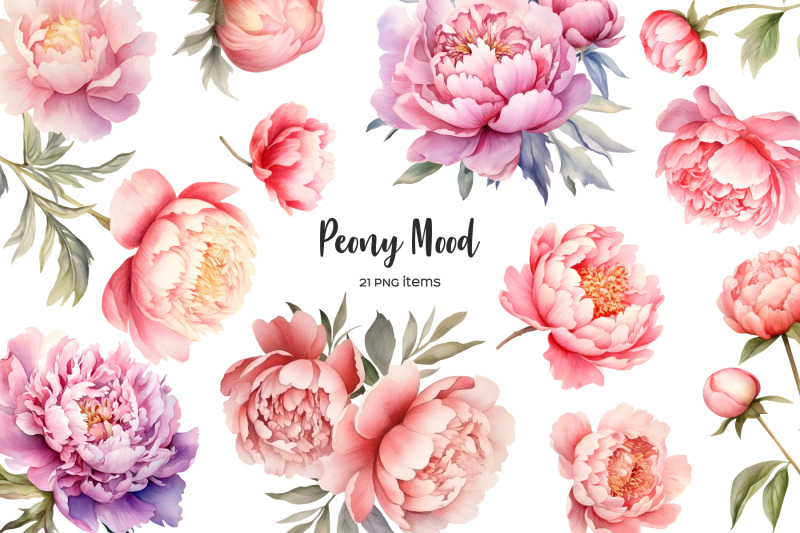 watercolor-peony-clipart-peony-blossom-branches-and-leaves-watercolor-clip-art-peonies-compositions-png-watercolor-pink-flowers-peonies-clipart