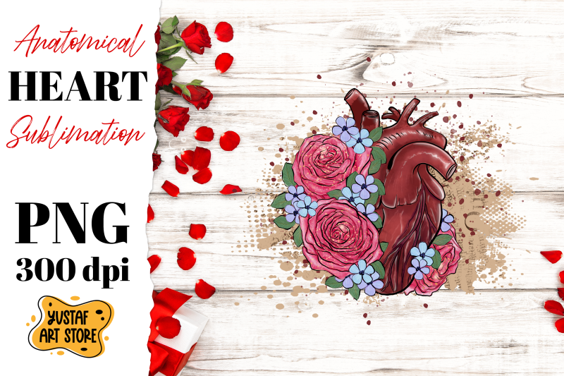 anatomical-heart-sublimation-heart-with-flowers-sublimation