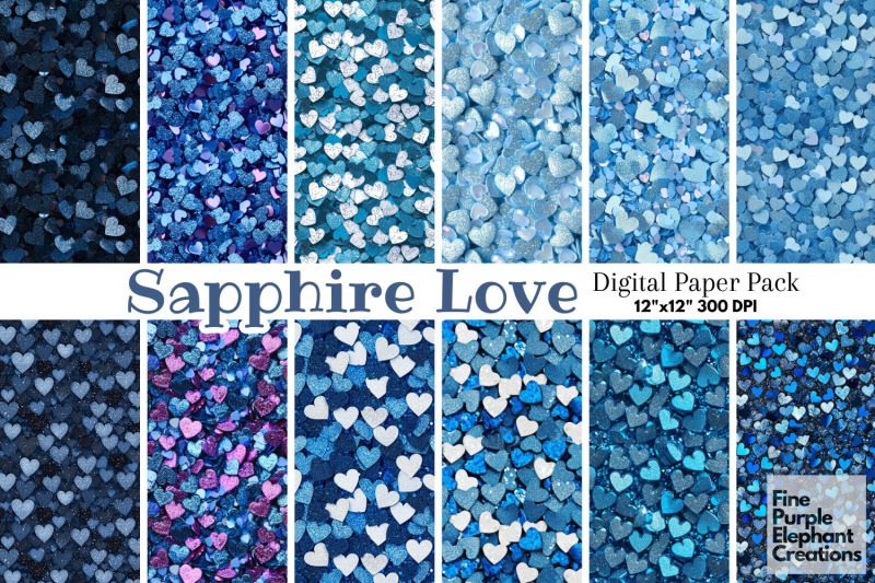 chunky-glam-blue-heart-glitter-valentine-digital-paper