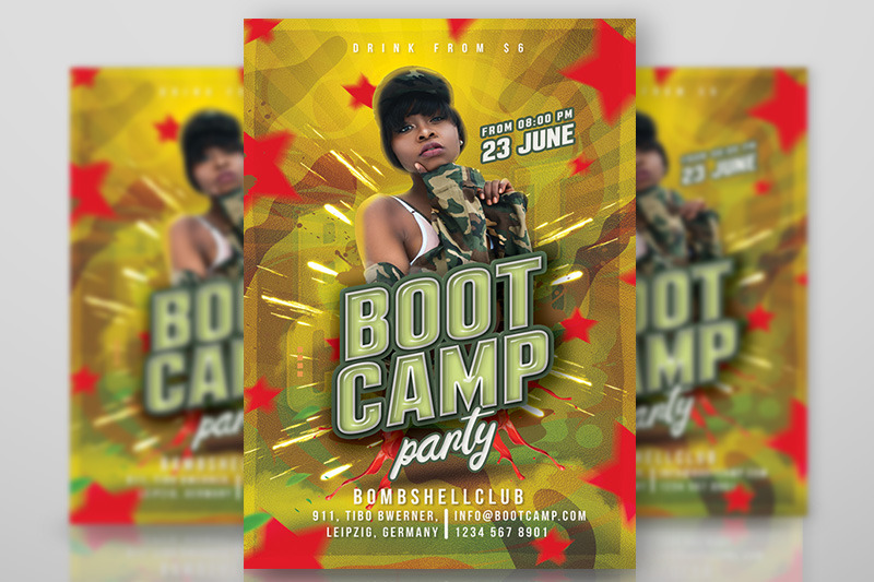 boot-camp-party-flyer-template
