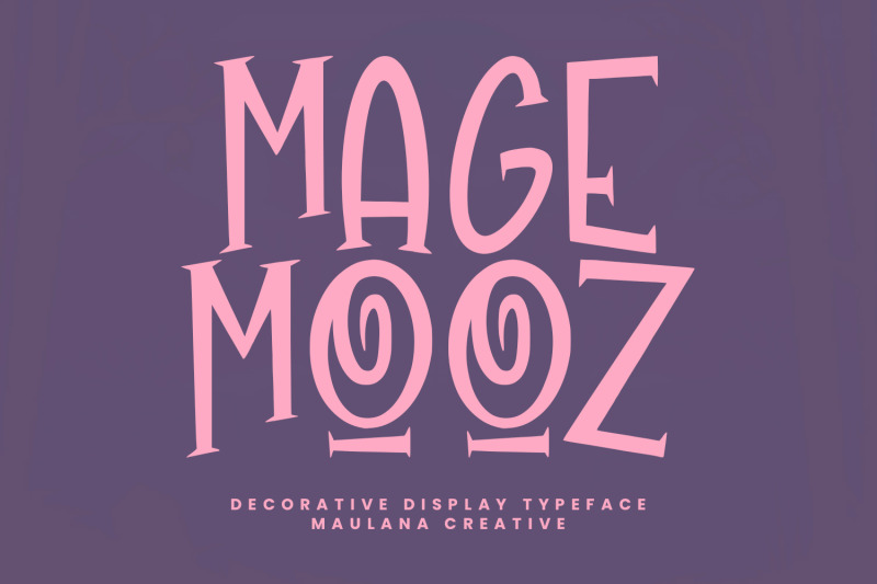 magemooz-decorative-display-typeface