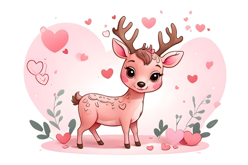 a-2d-deer-in-love