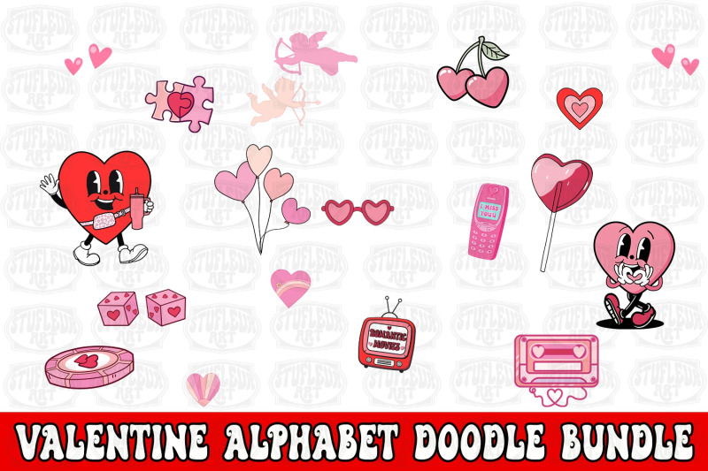 valentine-039-s-day-alphabet-doodle-png-bundle