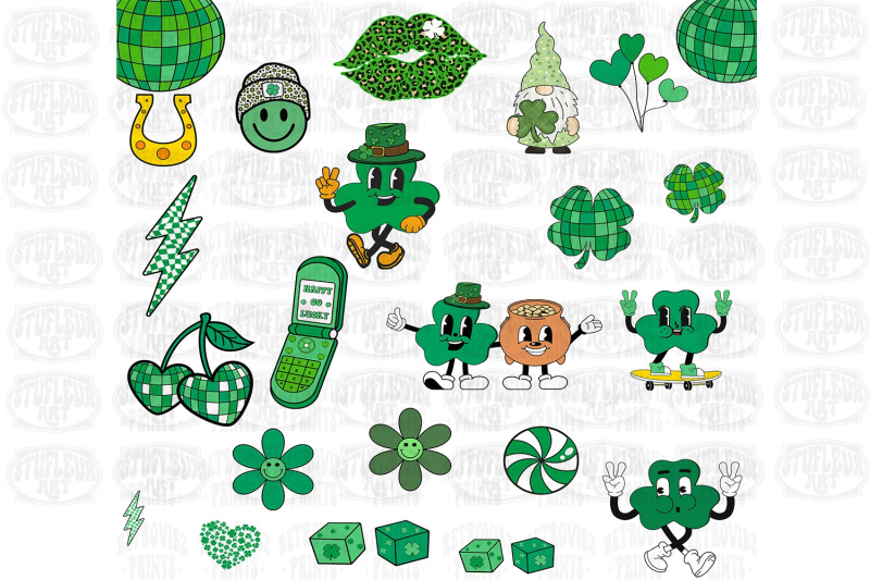 st-patrick-day-doodle-alphabet-doodle-png