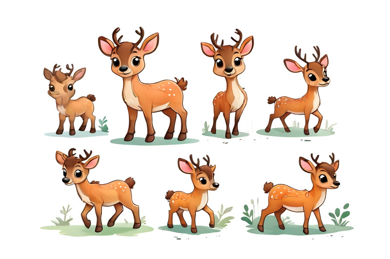 2d-cartoon-deer