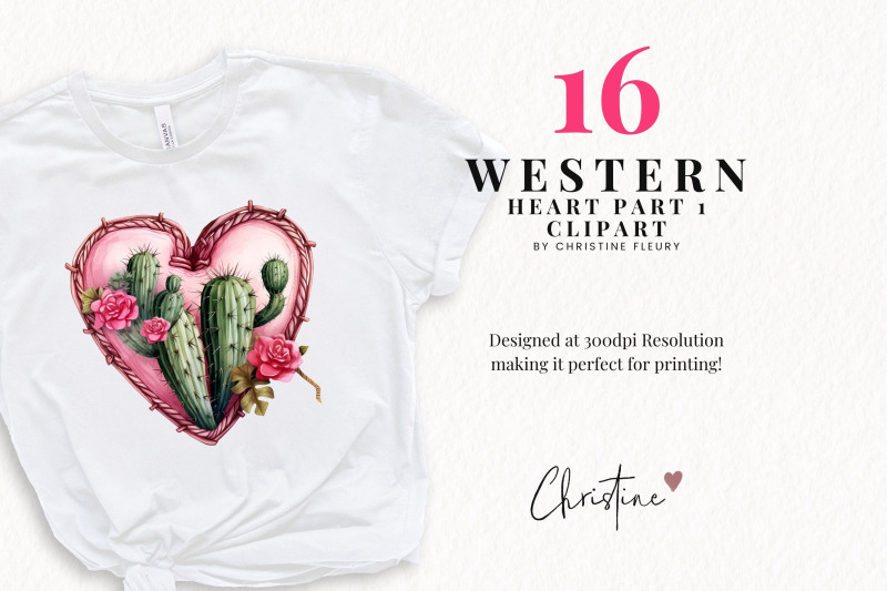 western-valentine-hearts-clipart