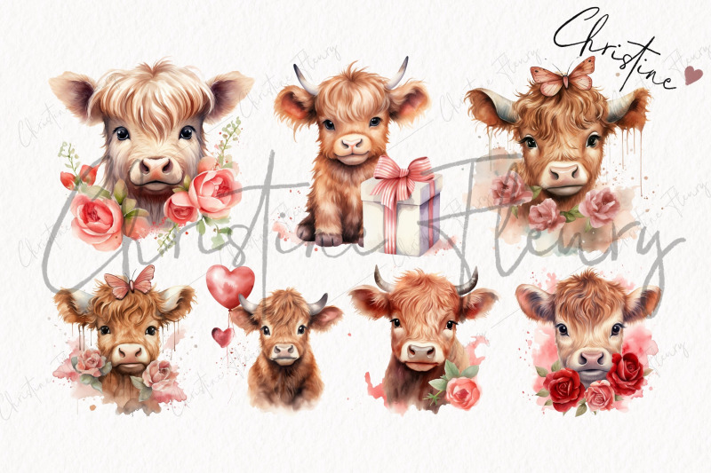 watercolor-valentine-highland-cows-png