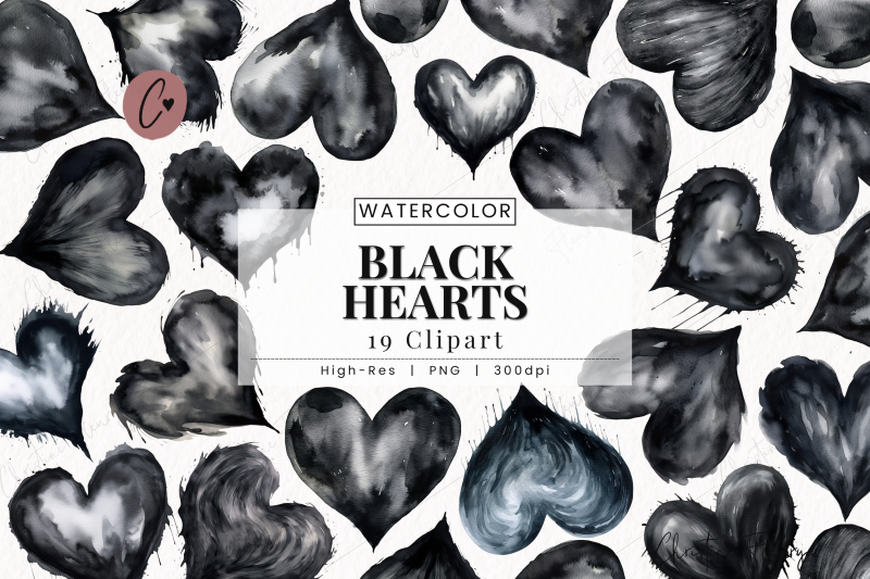 watercolor-black-hearts-clipart