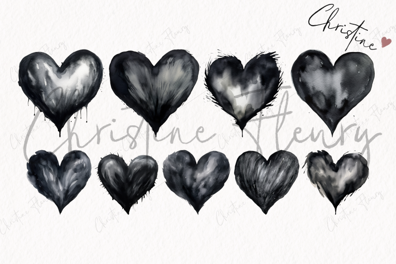 watercolor-black-hearts-clipart