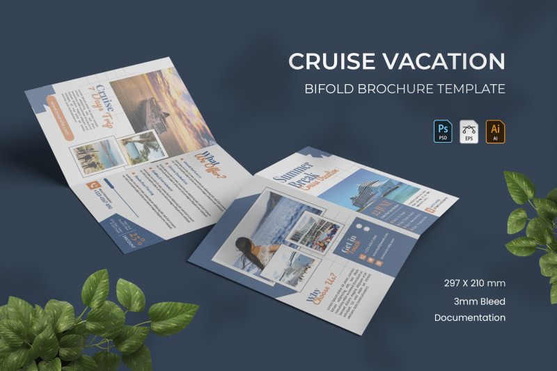 cruise-vacation-bifold-brochure