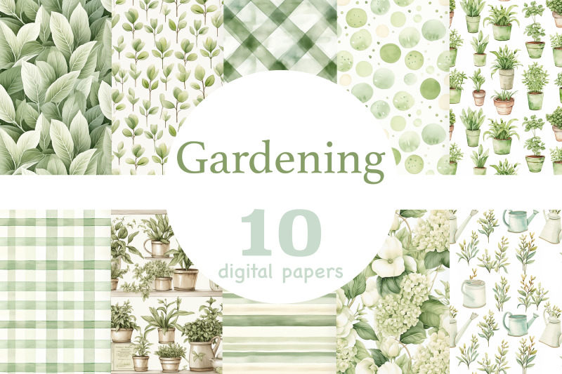 gardening-digital-paper-garden-seamless-pattern