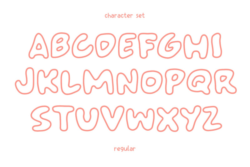 already-yours-font-sans-serif-typeface-style-cartoon-font-poster