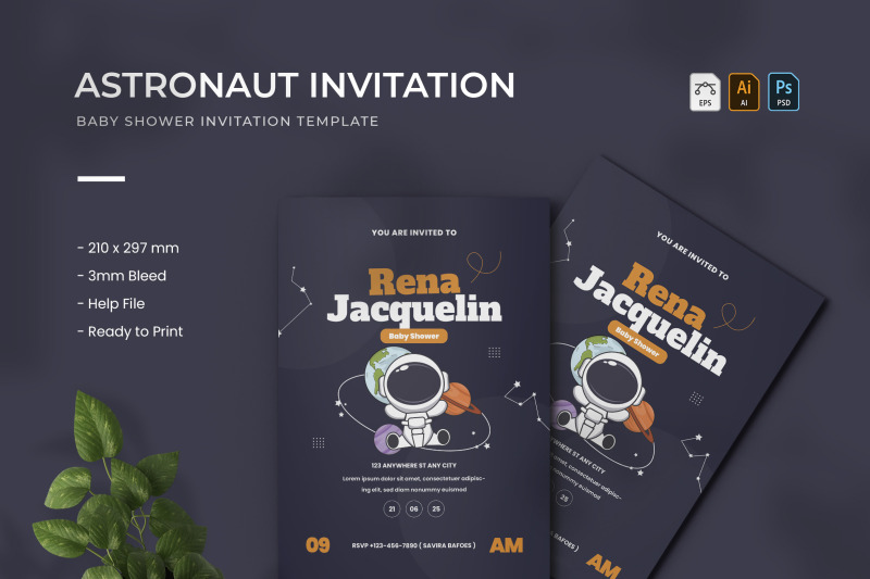 astronaut-baby-shower-invitation