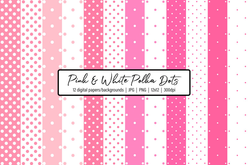 pink-and-white-polka-dots