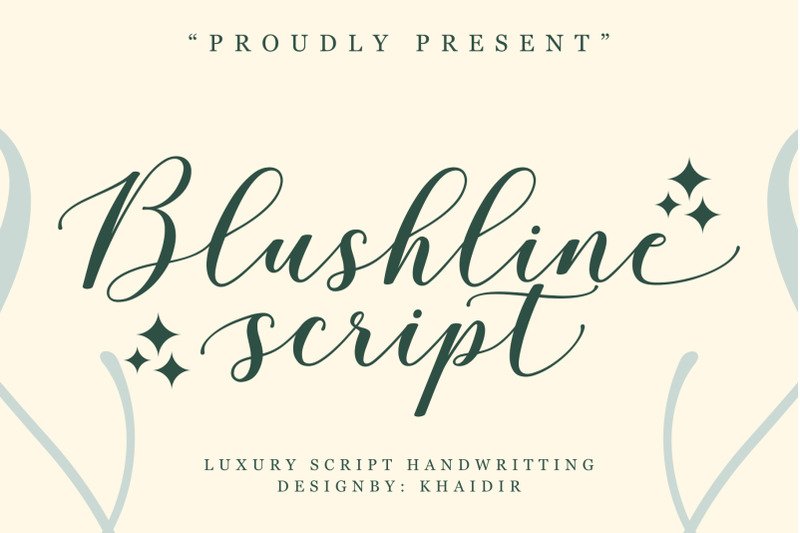 blushline-script