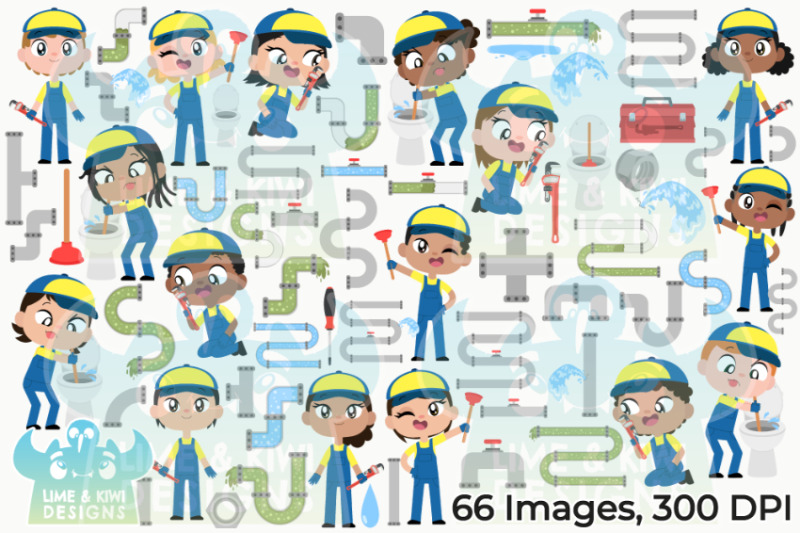 plumbers-clipart-lime-and-kiwi-designs