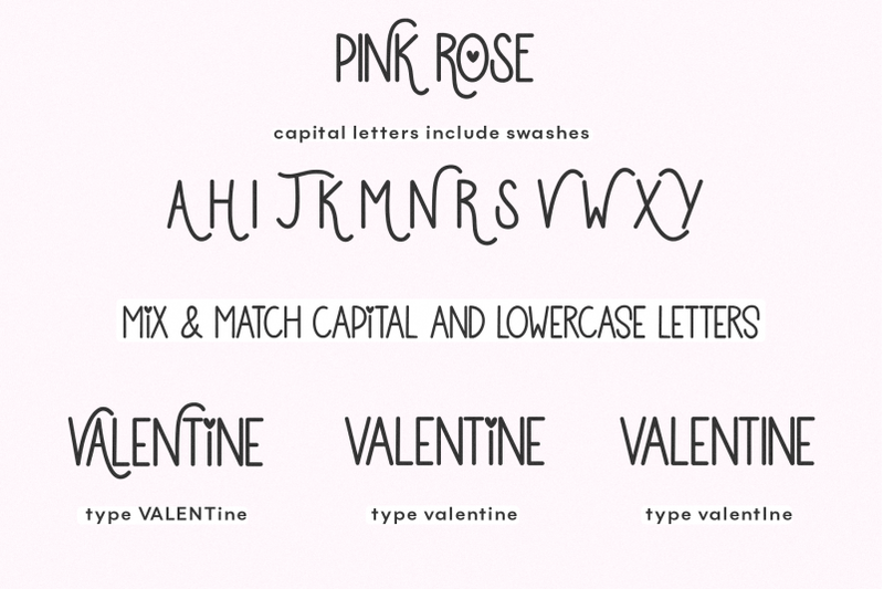 pink-rose-cute-valentine-039-s-day-font