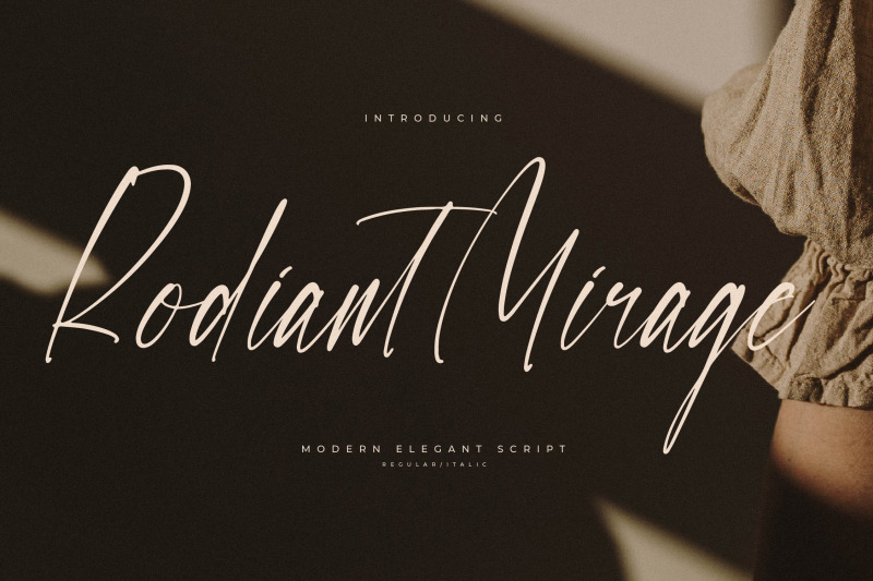 rodiant-mirage-modern-elegant-script