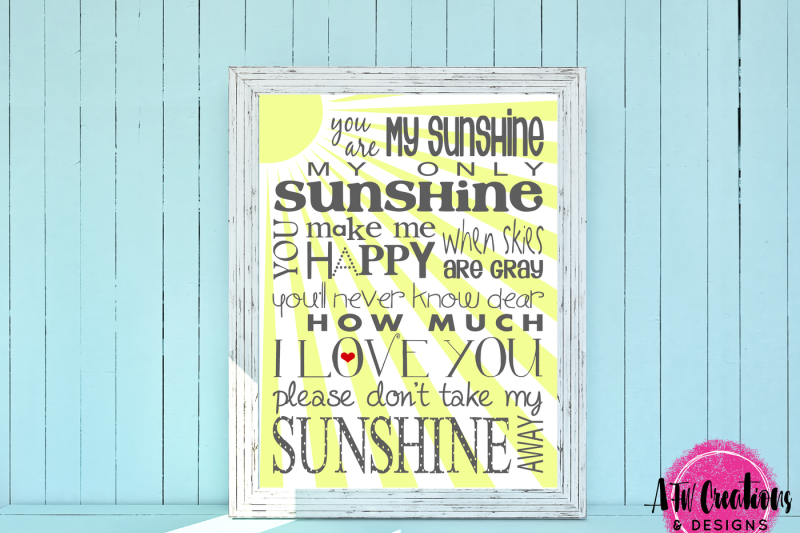 you-are-my-sunshine-svg-dxf-eps-cut-files