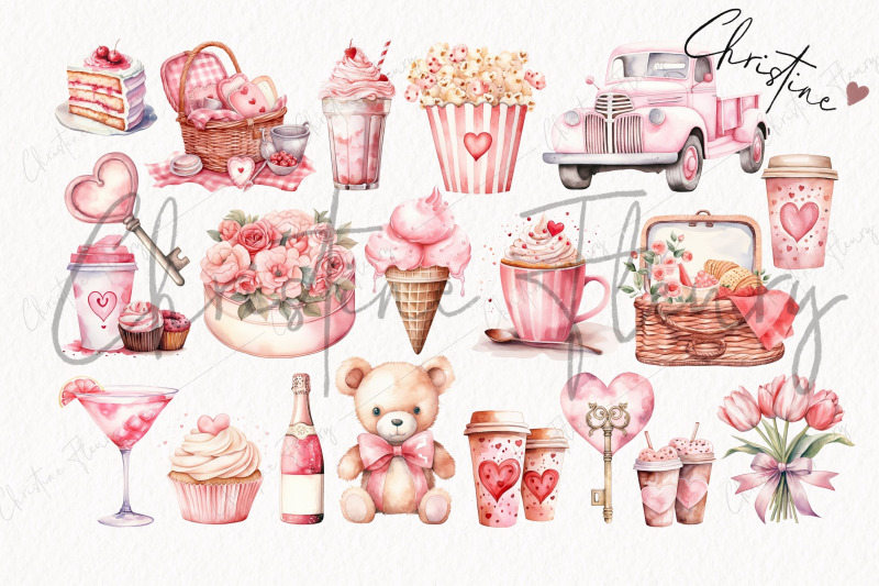 huge-blush-pink-valentine-clipart-bundle