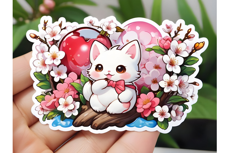 cherry-blossom-flowers-with-cat