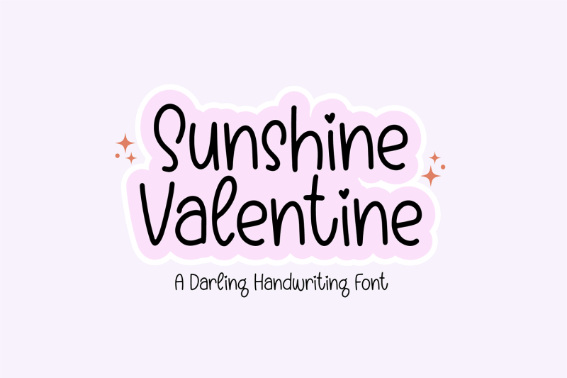 sunshine-valentine-handwriting-font