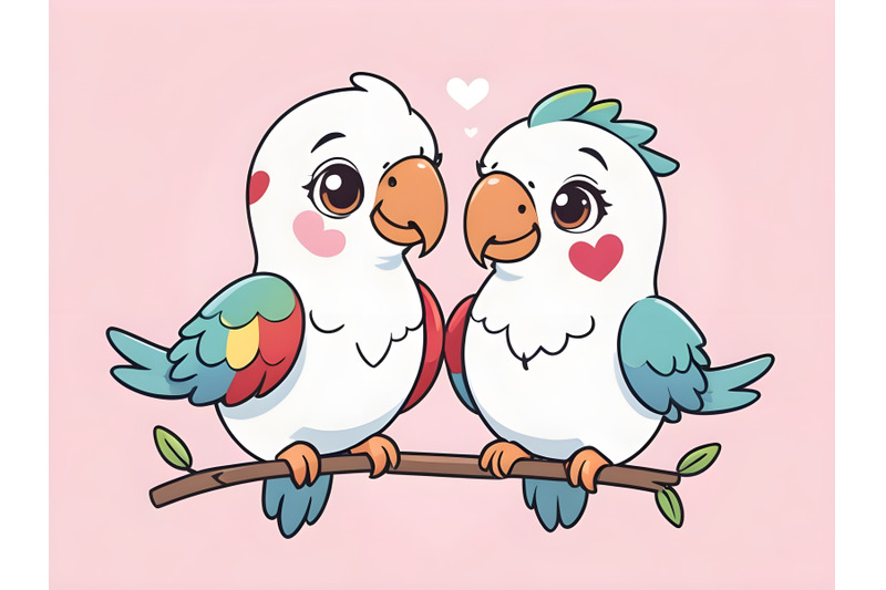 couple-parrot