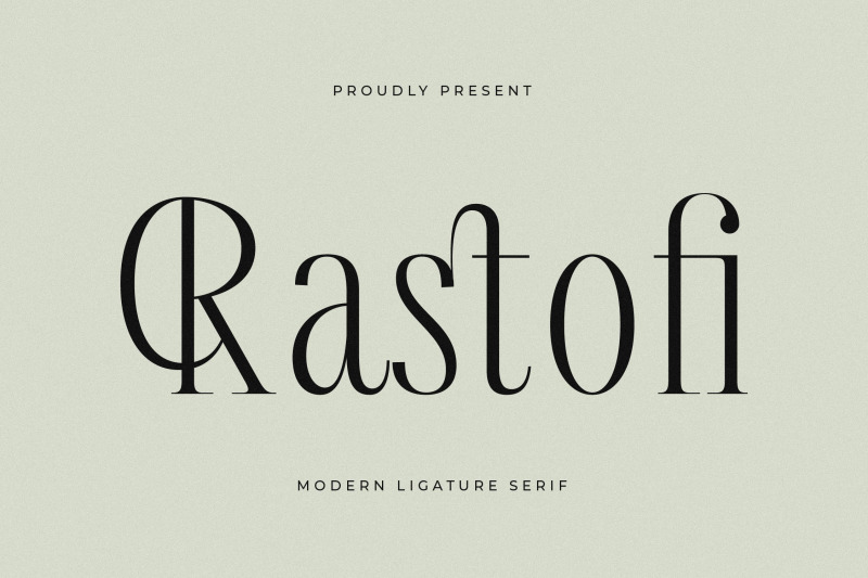 rastofi-modern-ligature-serif