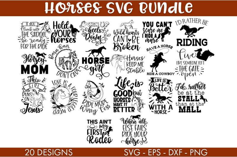 horse-svg-bundle-sublimation-cut-file