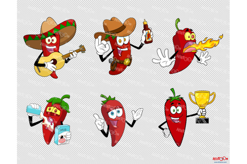 funny-hot-chili-pepper-clipart-set-1