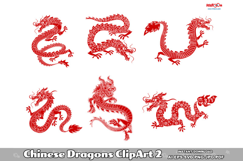 chinese-dragons-clipart-set-2