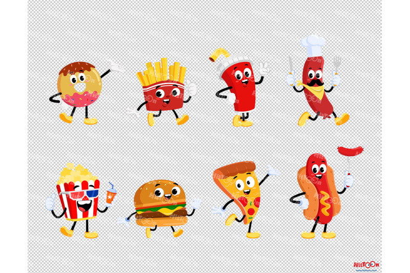 retro-fast-food-cartoon-characters