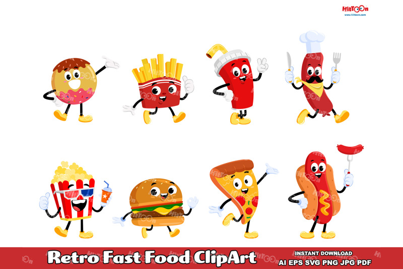 retro-fast-food-cartoon-characters