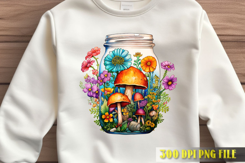 fantasy-flora-in-mason-jar-design