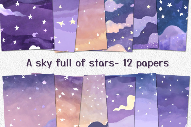 stars-papers-night-sky-background
