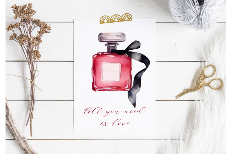 valentines-perfume-bottles-watercolor-graphics