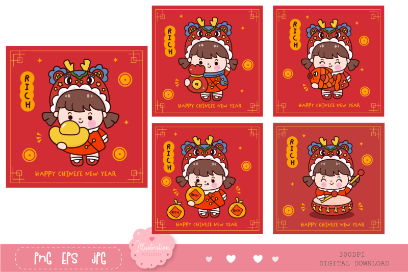 chinese-new-year-cute-girl-year-of-dragon-kawaii-clipart2