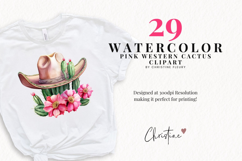 watercolor-pink-western-cactuses-clipart