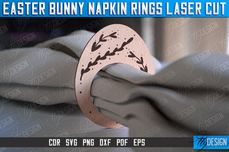 easter-bunny-napkin-rings-laser-cut-home-design-cnc-file